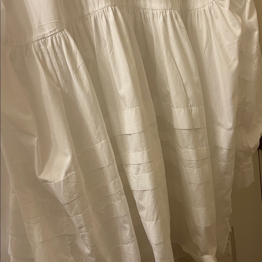 Cecilie Bahnsen Alberte White Ruffled Dress - Picture 4 of 8